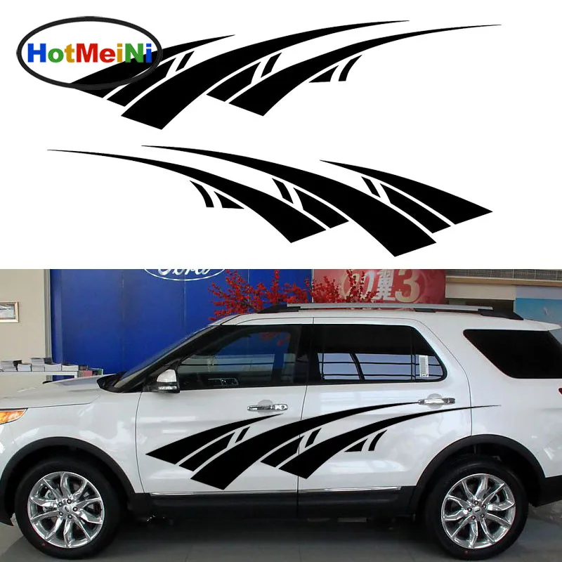 

HotMeiNi 2X Surrounded By Mountains Full of Strength Determination Theme Car Sticker Camper Van Car Styling Vinyl Decal 10 Color