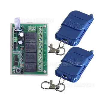

High Quality DC 12V 10A 4 CH Channel RF Wireless Relay Remote Control Switch 315 MHZ 433 MHZ Transmitter Receiver