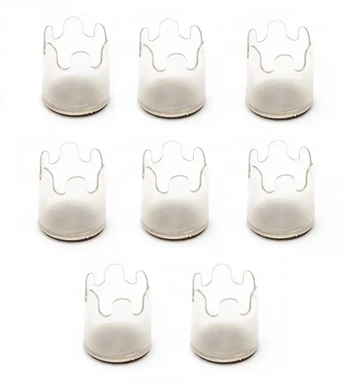 

8pcs Silicone Chair Leg Caps Feet Pads Furniture Table Covers Socks Floor Protectors Round Bottom Non-Slip Cups