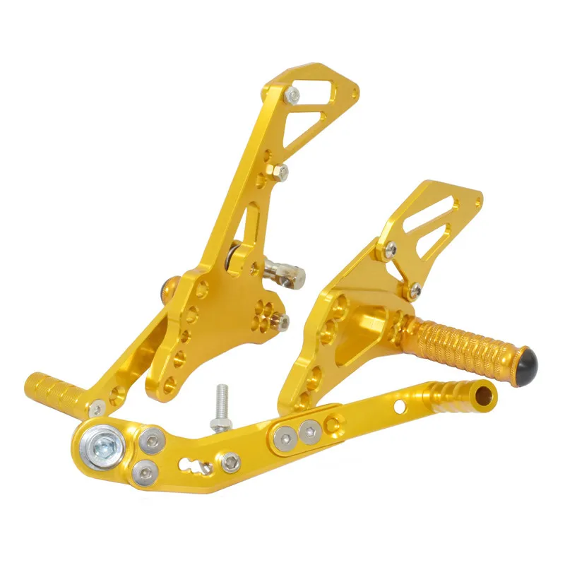 Waase для Suzuki GSXR600 GSXR750 GSXR 600 750 2011 2012 2013- Регулируемые задние наборы Rider Rearset подножки для ног - Цвет: Gold