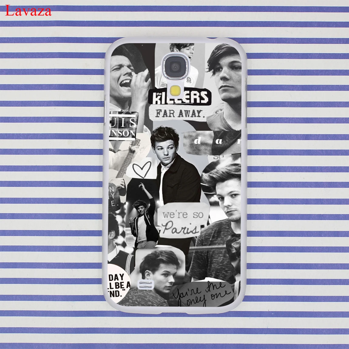 Lavaza One Direction 1d Louis Tomlinson Hard Case Transparent for Samsung Galaxy S6 S7 S8 S9 Edge Plus S5 S4 S3 & Mini Cover
