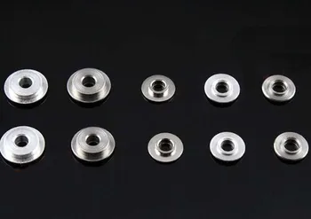 

Yuenhoang 50Pcs Mini Metal Washer 520 5mm 850 6.3mm Ball Bearing Gasket Guide Wheel Gaskets Accessaries for Tamiya 4WD RC Car
