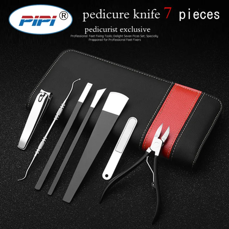 

7pcs Toe Cuticle Knife Feet Pedicure Callus Knife Foot Hard Dead Skin Corn Remover Nail Ar Foot Care Tool Kit Manicure Set