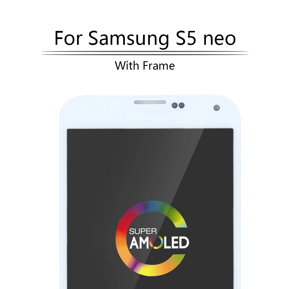 Super AMOLED для SAMSUNG Galaxy S5 NEO ЖК-дисплей Сенсорный экран Digitizer Замена для SAMSUNG S5 Neo Дисплей SM-G903M G903F G903 ЖК-дисплей