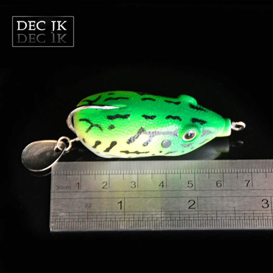 5.5cm Fishing Lur Fake Bait Trolls Soft Floating Frog Lure Topwater Artificial Baits China For Pike Swimbait With Hooks Lures (3)