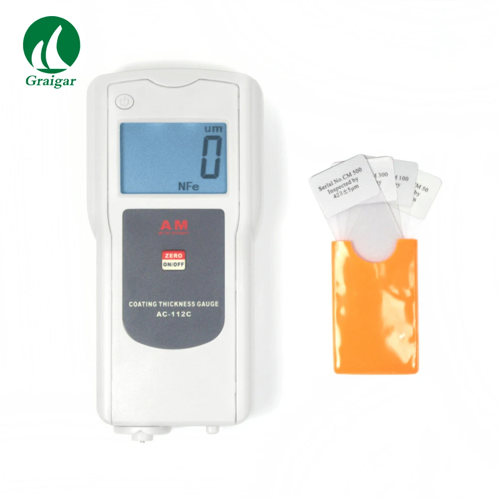 Digital Coating Thickness Gauge AC 112C For Automotive, Paint, Layer