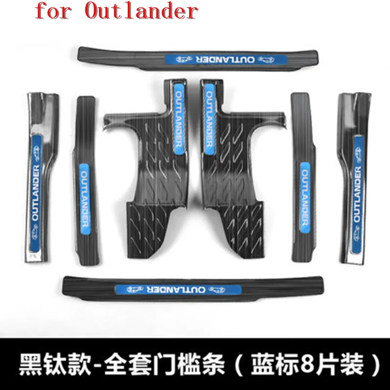 

stainless steel Scuff Plate/Door Sill Door Sill scuff plate door sill Car styling for 2016-2018 Mitsubishi Outlander