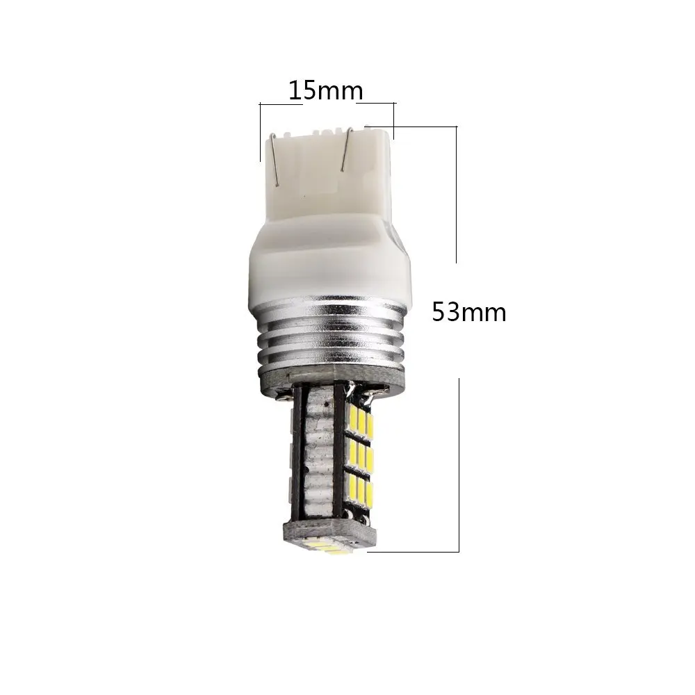 YM E Bright 4 шт. T20 7443 W21/5 Вт 2835 21 SMD 7444NA светодиоды тормозные огни 12 В 24 неполярность 420Lm