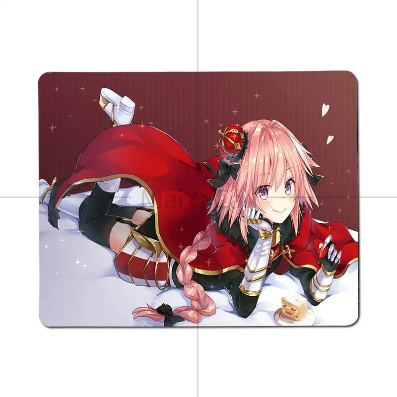 MaiYaCa подарок бойфренда astolfo аниме прочный резиновый коврик для мыши Компьютерные игровые аксессуары коврик для мыши геймерские игровые коврики милый коврик для мыши - Цвет: 25X29cm