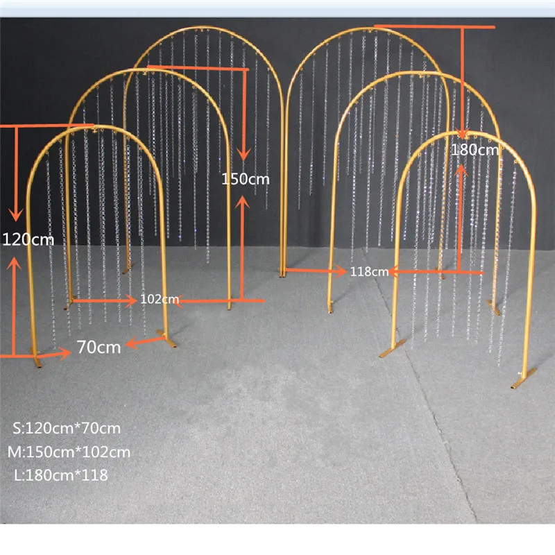 Свадебные арки железные трубы n-образные подставки для цветов Свадебные металлические реквизиты фон искусственные цветочные украшения