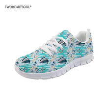 Twoheartsgirl модные Русалочки круизные кроссовки крутая женская летняя дышащая сетчатая обувь женская обувь на плоской подошве со шнуровкой для отдыха