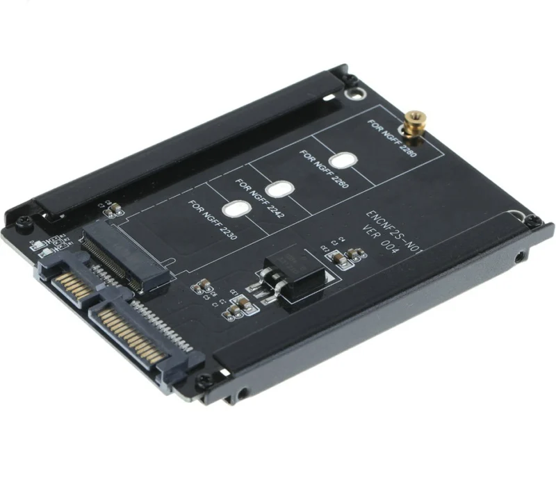 5 шт./лот M.2 NGFF SSD до 2 дюймов SATA 3 0 адаптер конвертер Поддержка 2230 2242 2260 жесткий