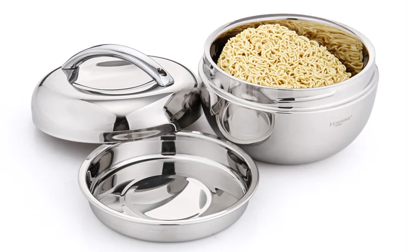 Double layer 304 Stainless Steel Thermal Insulation Lunchbox Portable Handle Student Kids Sushi Food Container Bento Lunch Box 14