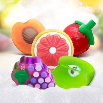 

2018 100% Brand New Bioaqua New Handmade Essential Oils Soap Child Gift Fruit Soap Bath Body Work Skin Bleach Soap dropshiping