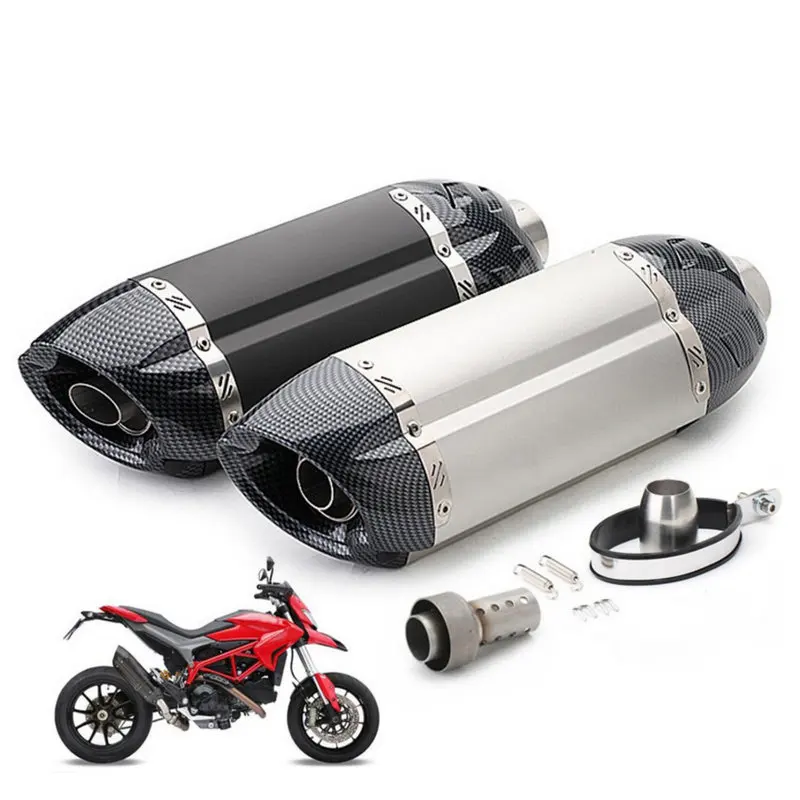

Motorcycle Exhaust Pipe Modified Exhaust Muffler CBR600 MT07 Z800 ninja er6n z1000 TTR YBR YZF RSZ Motorbike Muffler Escape