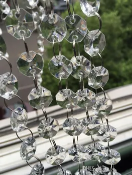 

66 FT Crystal Garland Strands Clear Acrylic Bead Chain Wedding Party Manzanita Tree Hanging Wedding Decorations supplies