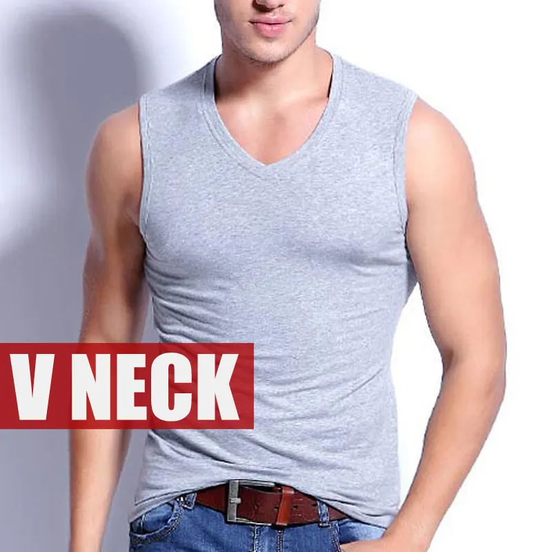 Men Casual Styles Tank Tops | Tank Top Wide Shoulder Men