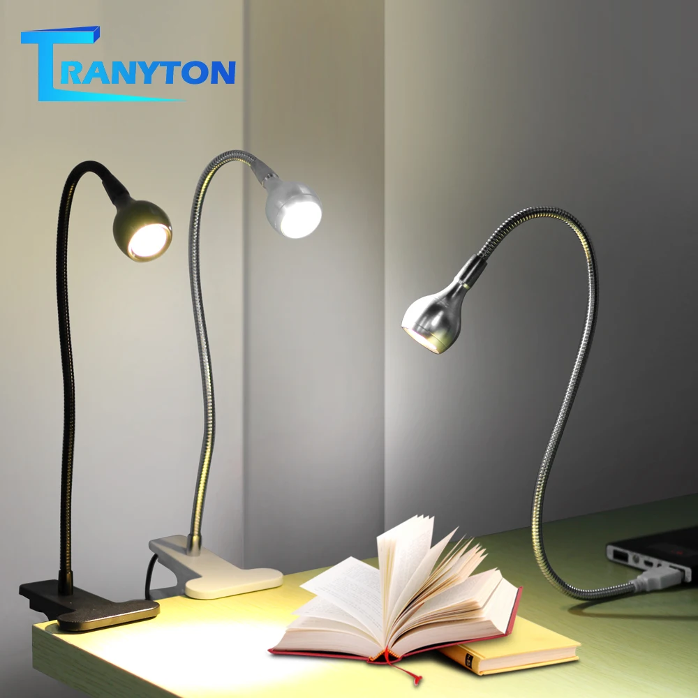 USB Power Clip Holder LED Book Light Desk Lamp 1W Flexible LED Reading Book Lamp Switch On/Off Table Lamp for Bedroom Study Room USB Power Clip Holder LED Book Light Desk Lamp 1W Flexible LED Reading Book Lamp Switch On/Off Table Lamp for Bedroom Study Room