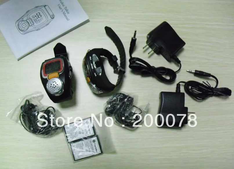 2 шт. наручные часы freetalker для детей 22 канала рация набор ts008 walky talky до 3 миль (новая
