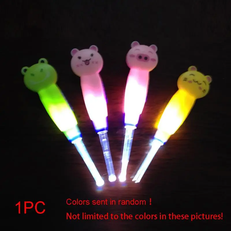 

1Pc Baby Ear Spoon Light LED Flash Light Ear Cleaning Tools Ear-pick Wax Remover Pick Earpick Clean Ears for Kids Babys