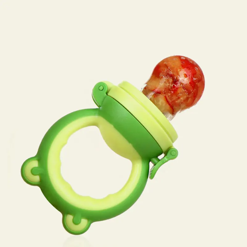 1Pcs Fresh Food Nibbler Baby Pacifiers Feeder Kids Fruit Feeder Nipples Feeding Safe Baby Supplies Nipple Teat Pacifier Bottles
