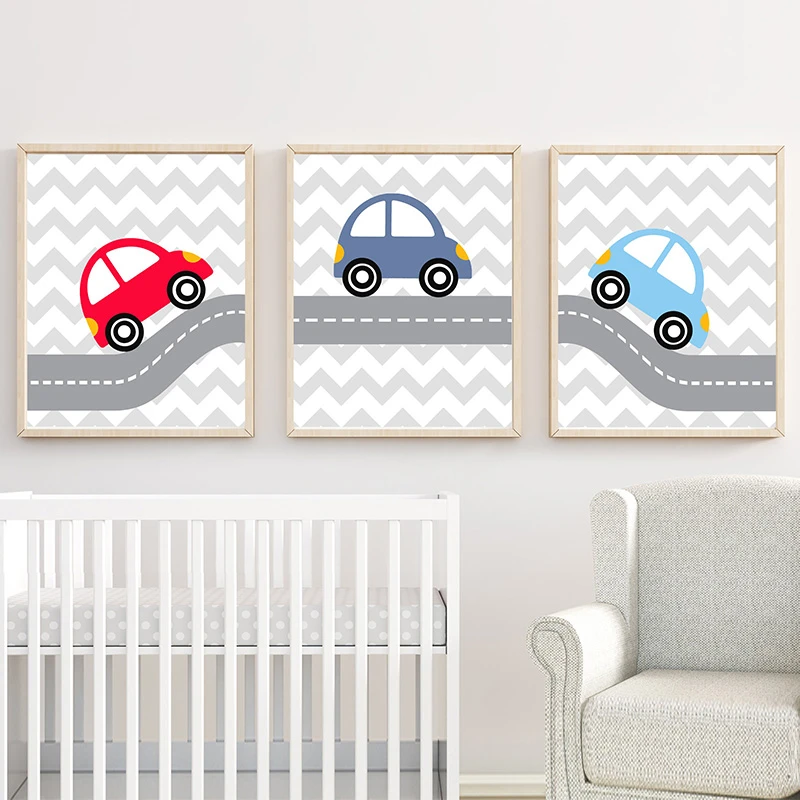 car prints for nursery