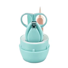 Портативный 4 шт./компл. триммер для ногтей Набор новорожденных малышей ножницы книпсеры для младенца файлы маникюрный набор