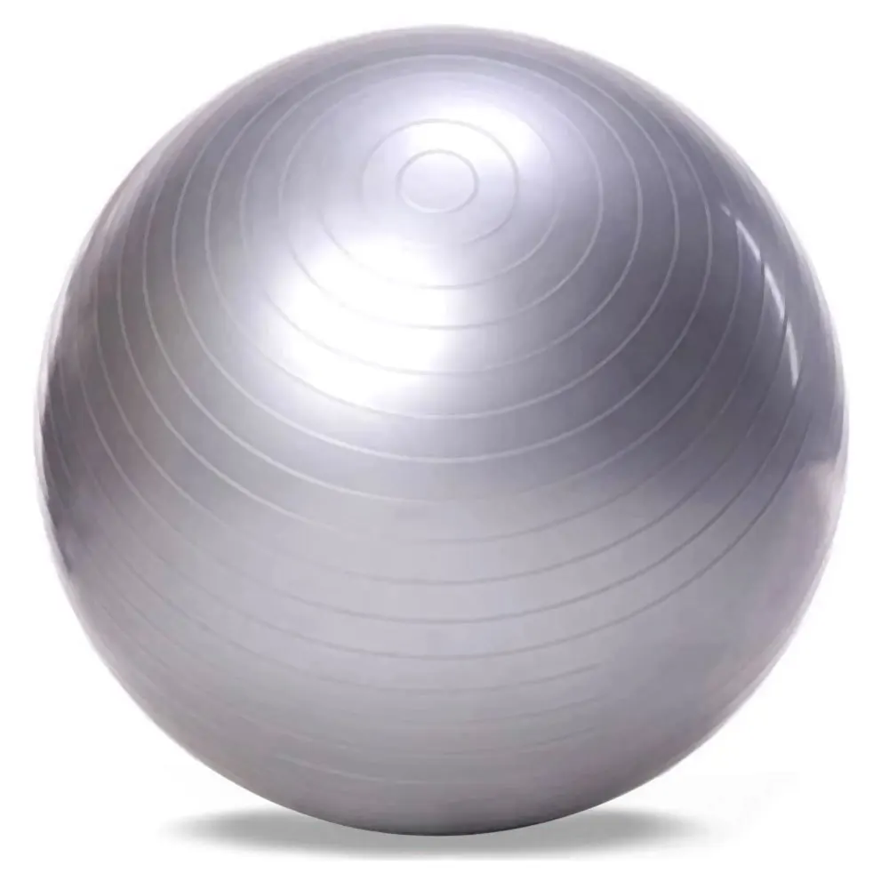 SPORTSHUB 75 см фитнес-мяч для йоги, утилита, мячи для йоги, баланс Пилатес, Спортивная посадка, мячи для фитнеса, тренировки EF0013 - Цвет: Серебристый