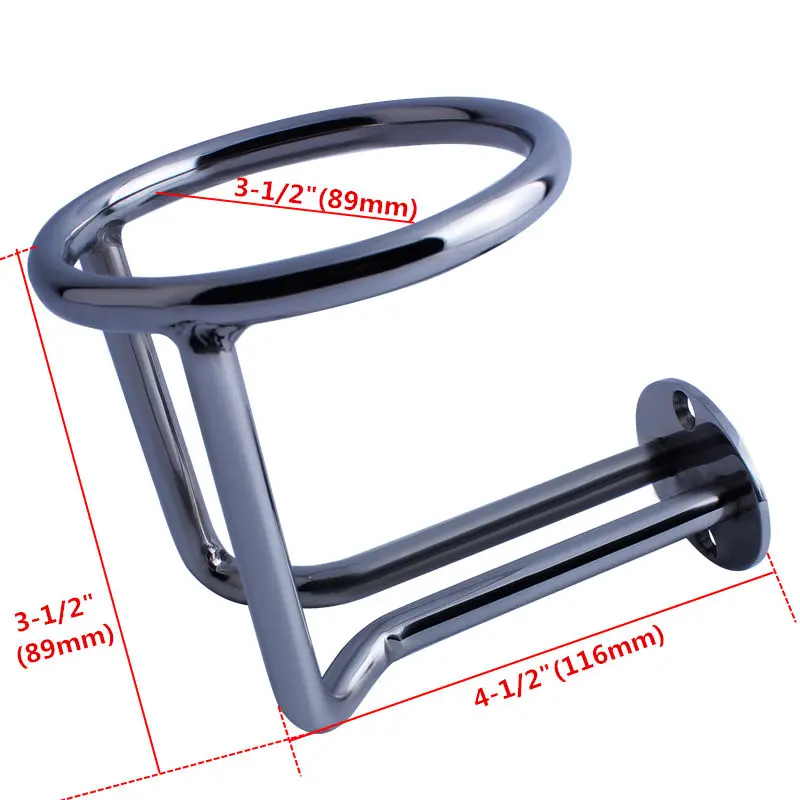 Кольцо из нержавеющей стали чашка держатель электродов полированная для лодки морской яхты грузовик RV