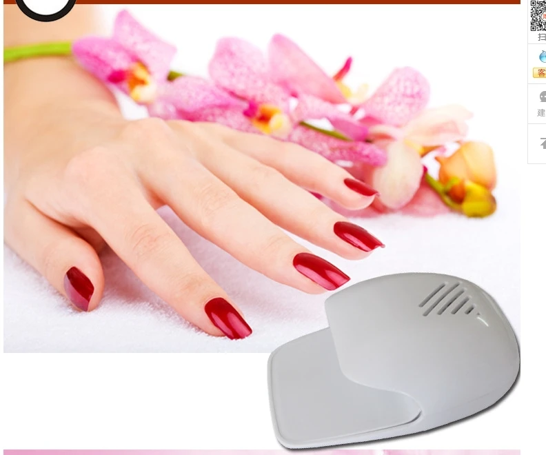 Free shipping,Nail polish dryer factory direct glue dry battery mini