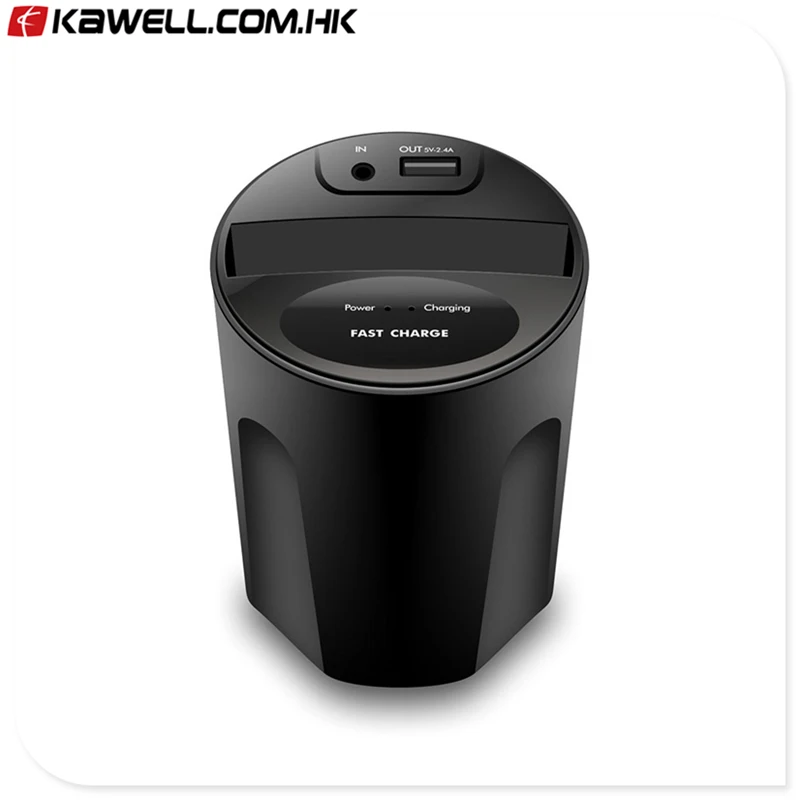 Car Cup Wireless Charger Qi Charging Stand for iPhone 8 X 10 for smart phone USB induction car Charge Holder Car Cup Wireless Charger Qi Charging Stand for iPhone 8 X 10 for smart phone USB induction car Charge Holder