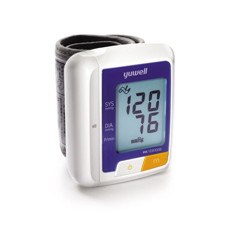 

Digital LCD Wrist Blood pressure Monitor Cuff SphygmomanometerHeart rate pulse Portable tonometer BP Blood pressure Measurement