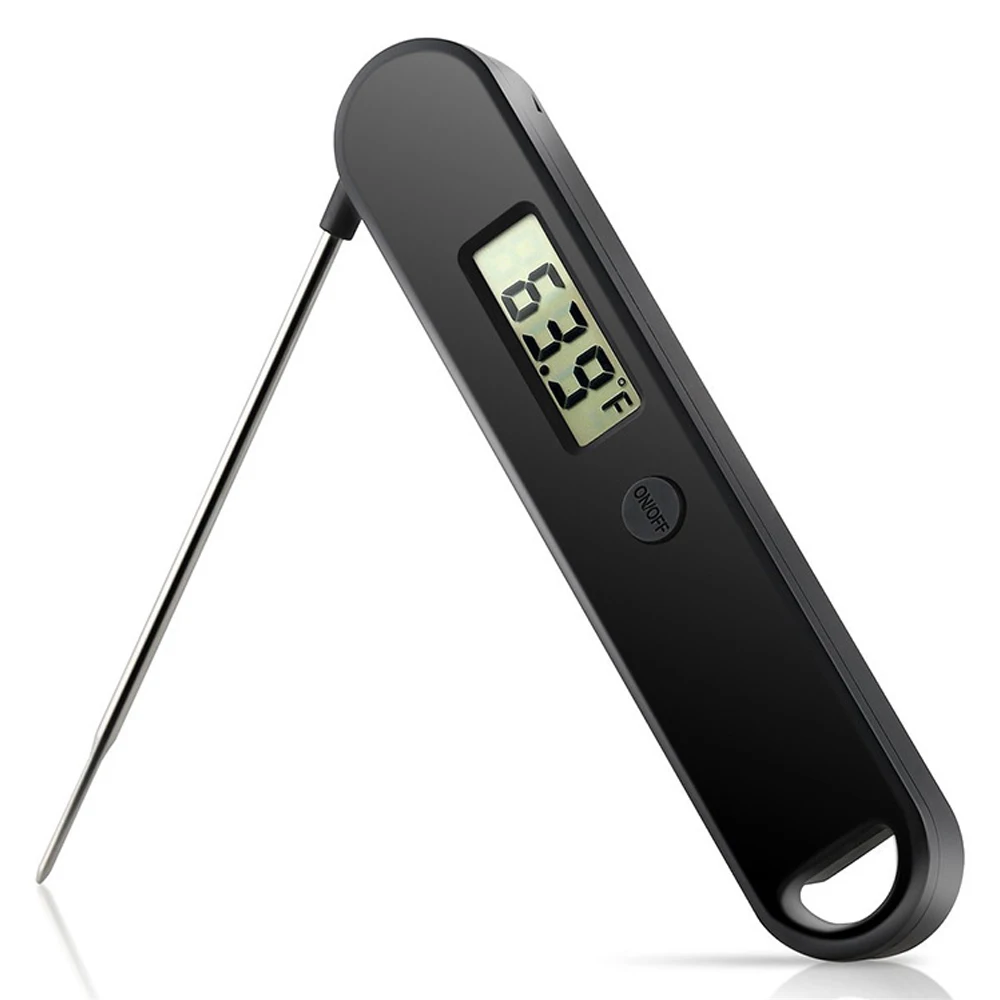 Waterproof Professional Gourmet Food Digital BBQ Thermometer for Barbecue Meat Instant Read Thermometers Calibration Backlight (2)
