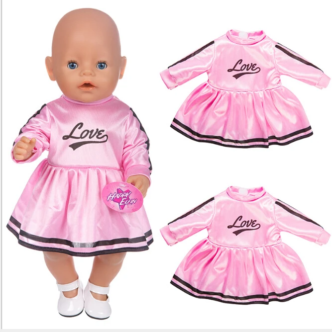 

Shine Sport Dress Clothe Wear for 43cm/17inch baby Doll, Children best Birthday Gift
