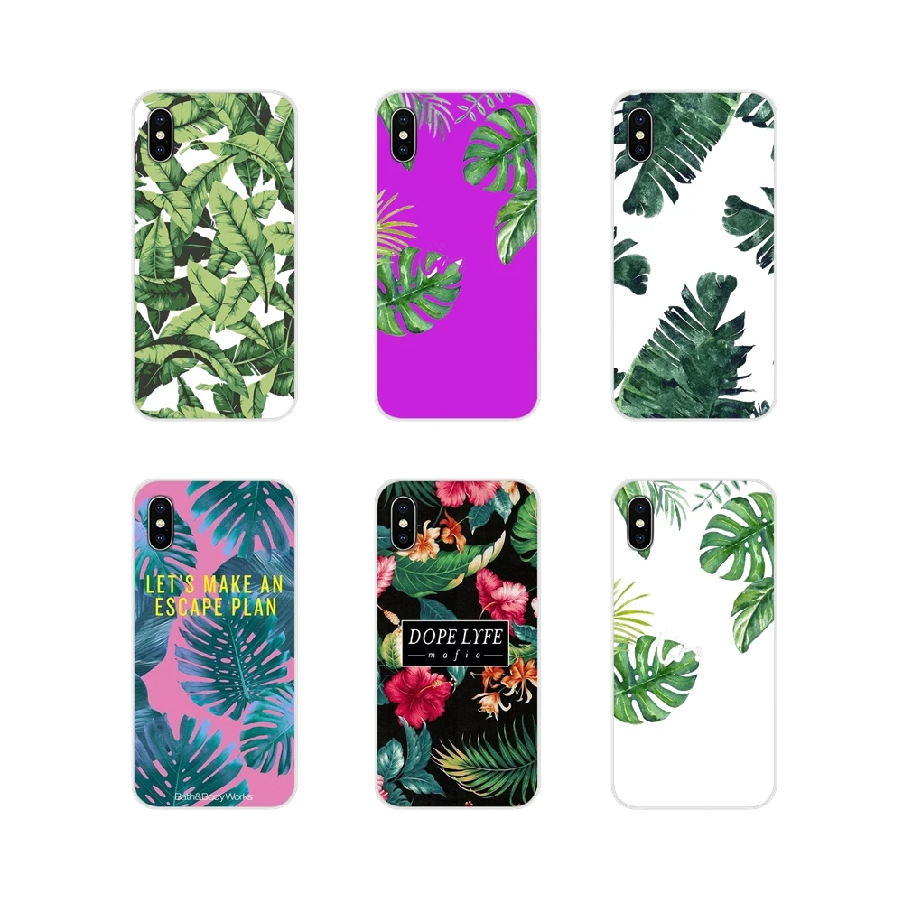

Plant Banana Leaf Pattern For Samsung A10 A30 A40 A50 A60 A70 Galaxy S2 Note 2 3 Grand Core Prime Accessories Phone Cases Covers