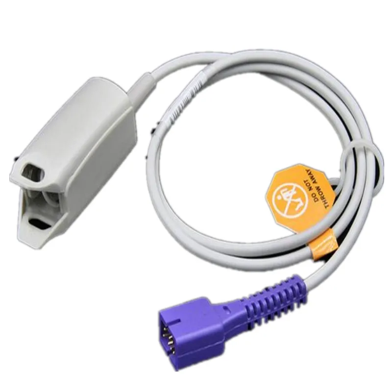 10 шт./лот Совместимость для Nellcor DB7 Pin ВЗРОСЛЫХ FingerCilp Spo2 сенсор импульсный