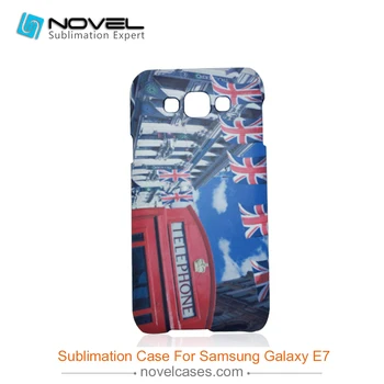 

3D Sublimation Phone Case PC Cover For Galaxy E7