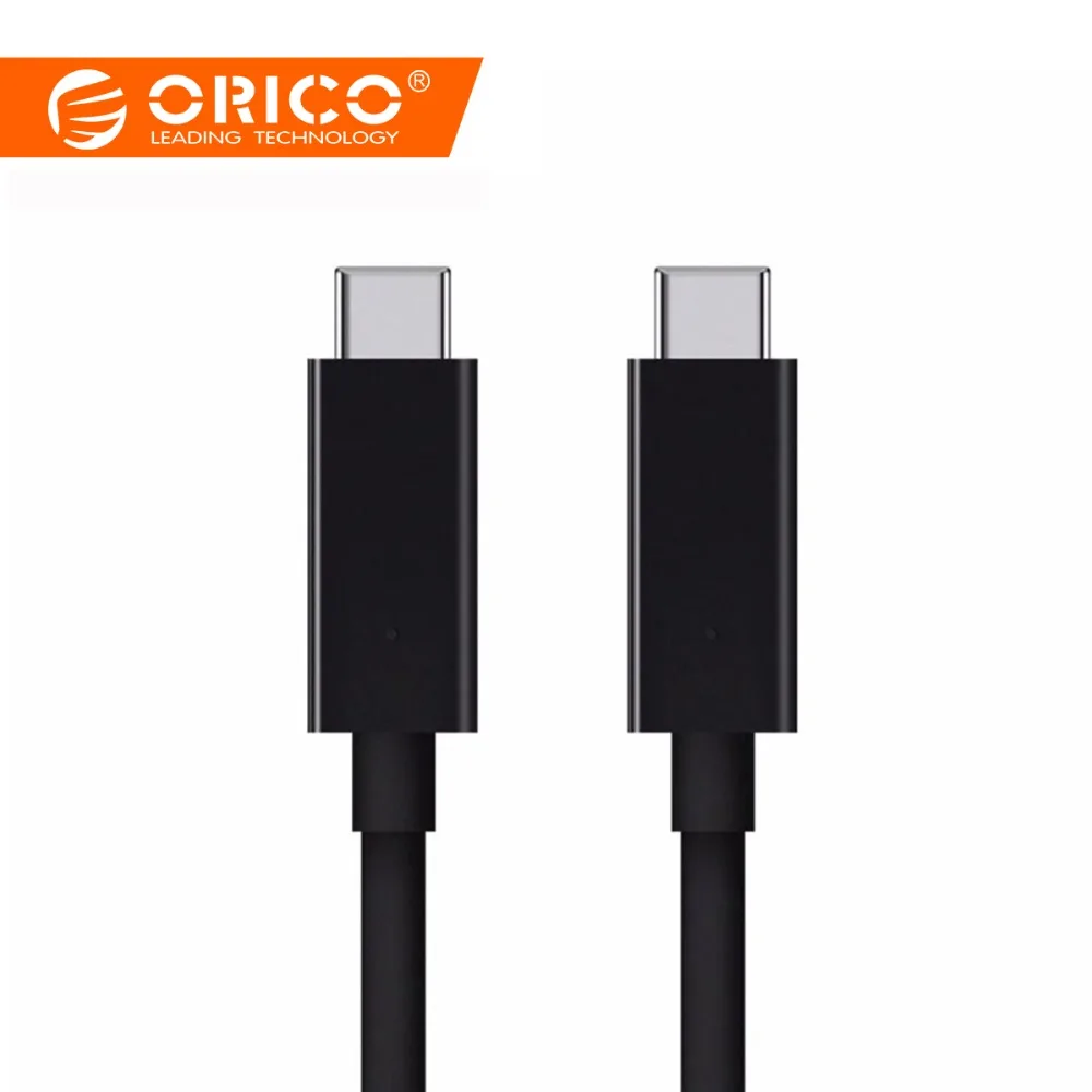 

ORICO USB Type C Cable USB3.1 Fast Charging 10Gbps Data USB C To Type C Cable Mobile Phone Cables for Samsung Galaxy S8 50cm