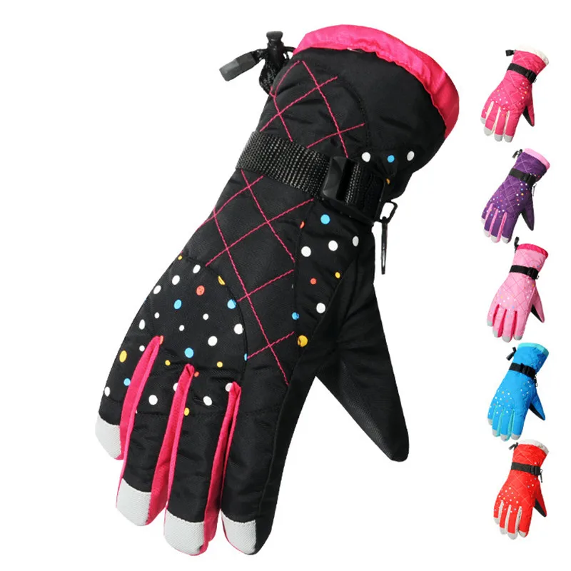 5 Colors Women Winter Thermal Waterproof Ski Snowboard font b Gloves b font Snowmobile Sports font