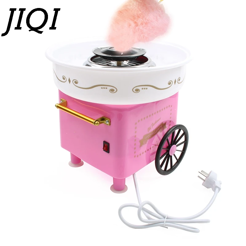 JIQI электрическая машина для изготовления сладких хлопковых конфет DIY мини
