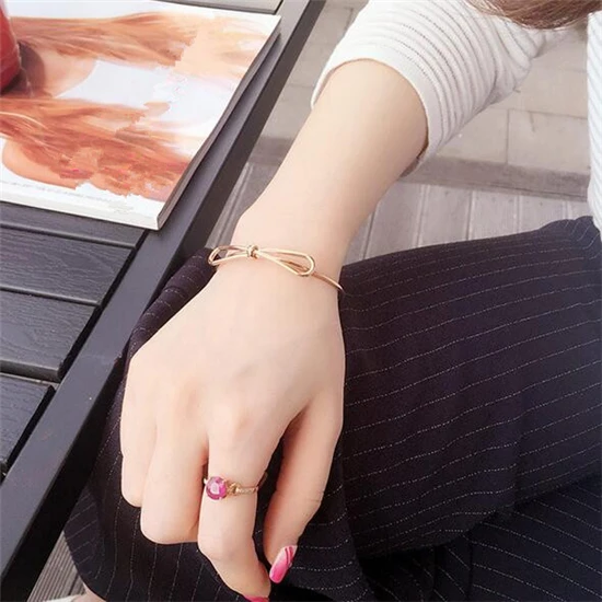 1 шт. Женский Регулируемый браслет ручной работы с бантом|knot bracelet|bracelet knotsimple bracelets