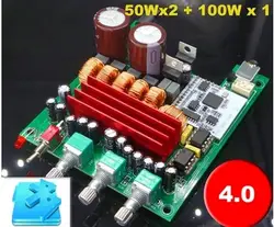TPA3116D2 DP1 2,1 цифровой усилитель мощности доска 50 Вт * 2 + 100 Вт/Усилитель мощности доска