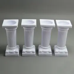 Бесплатная доставка 4 шт. римская колонна украшения торта формы кухонные принадлежности DIY инструмент