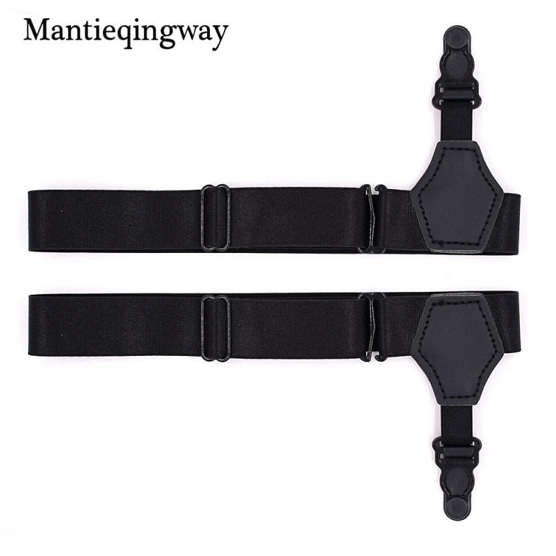 Mantieqingway 1 Pair Men's Sock Garters Suspensorio Resistance Belt Tirantes Hombre Business