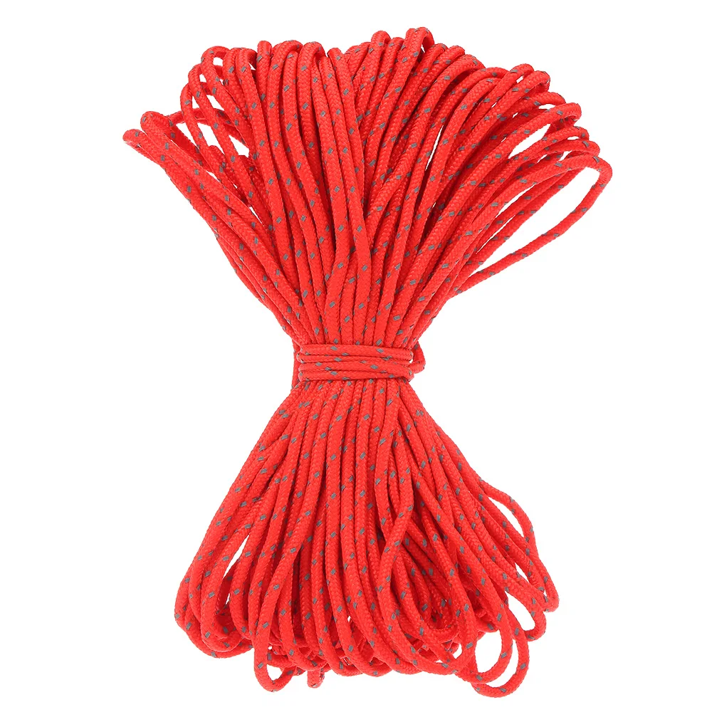 

Lixada Camouflage 20M Reflective Rope Paracord Cord 1 Inner Strand Camping Survival Equipment Tents Rope Outdoor Gear