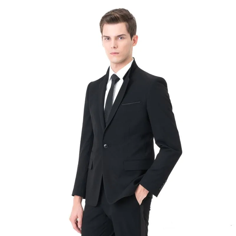 2019-newest-slim-fit-groom-tuxedos-groomsmen-one-button-black-side-vent-wedding-best-man-suit-men-039 (2)