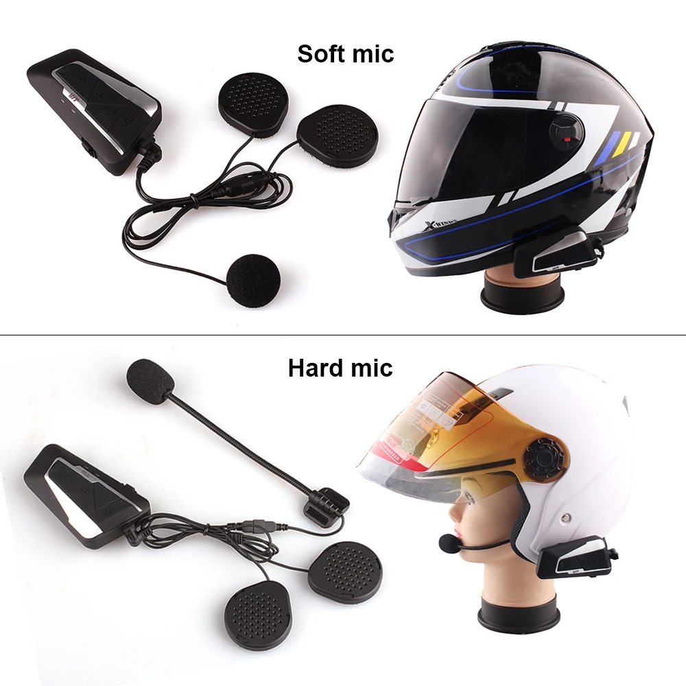 Bluetooth гарнитура Fodsports для мотоциклетного шлема 1200 м|moto interphone|motorcycle intercomintercom moto |