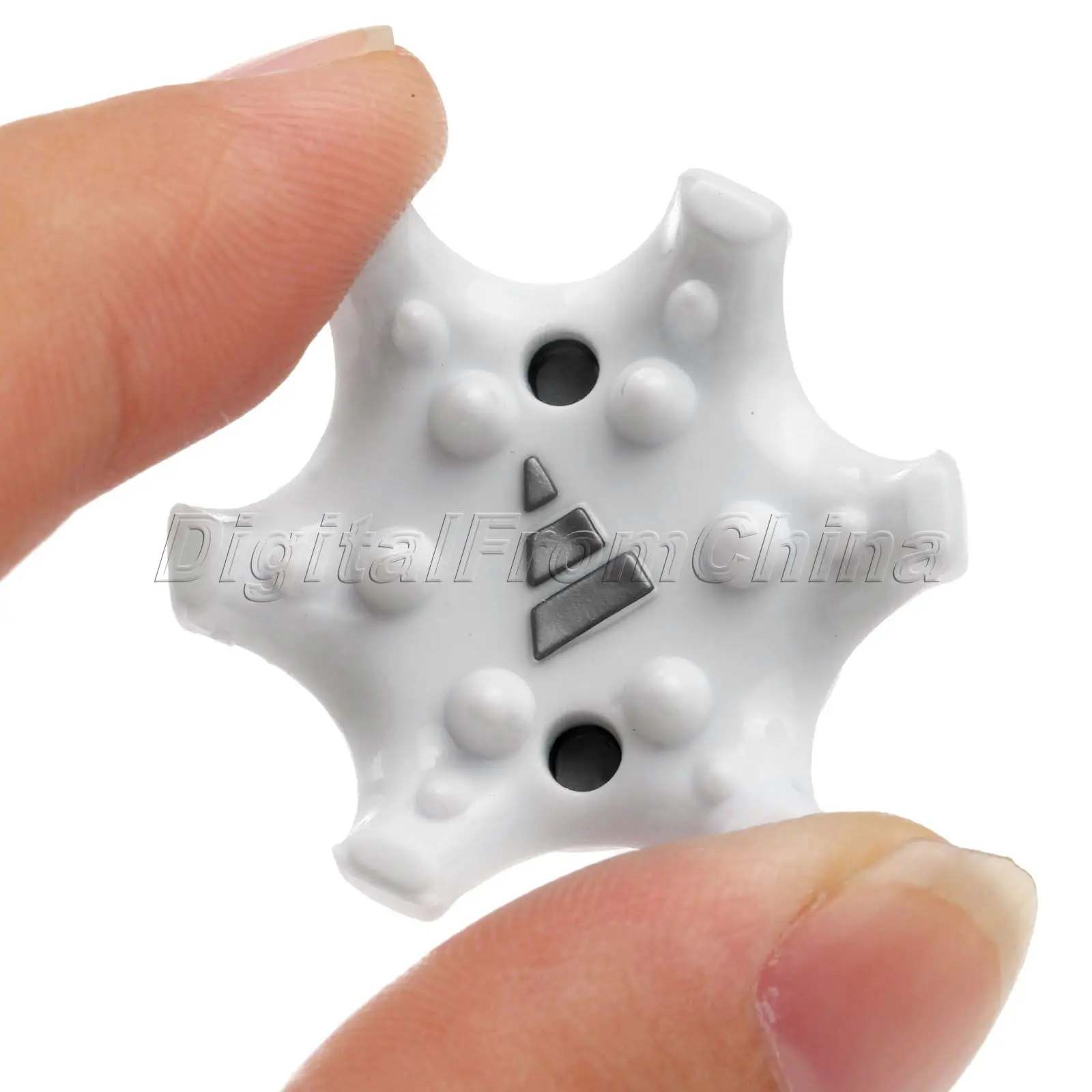 14 قطعة/الوحدة TPR جولف المسامير دبابيس 1/4 بدوره سريع تويست حذاء المسامير استبدال اكسسوارات جولف التدريب الايدز الأبيض + رمادي الجملة