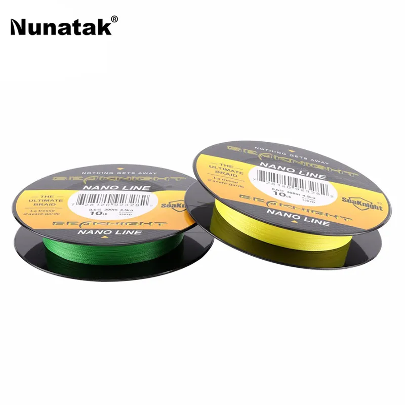 Леска рыболовная многонитевая Seaknight nano 4 провода 300 м 10LB|strong line|fishing linejapan multifilament |