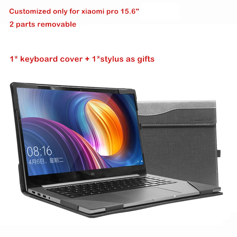 Custo mi zed para Xiao mi cuaderno Pro 15,6 mi portátil caso creativo diseño de pantalla película cubierta de teclado de lápiz de regalo - 2
